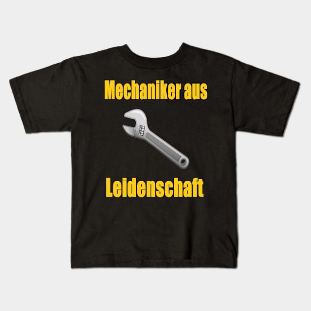 Mechaniker aus Leidenschaft Kids T-Shirt by NT85